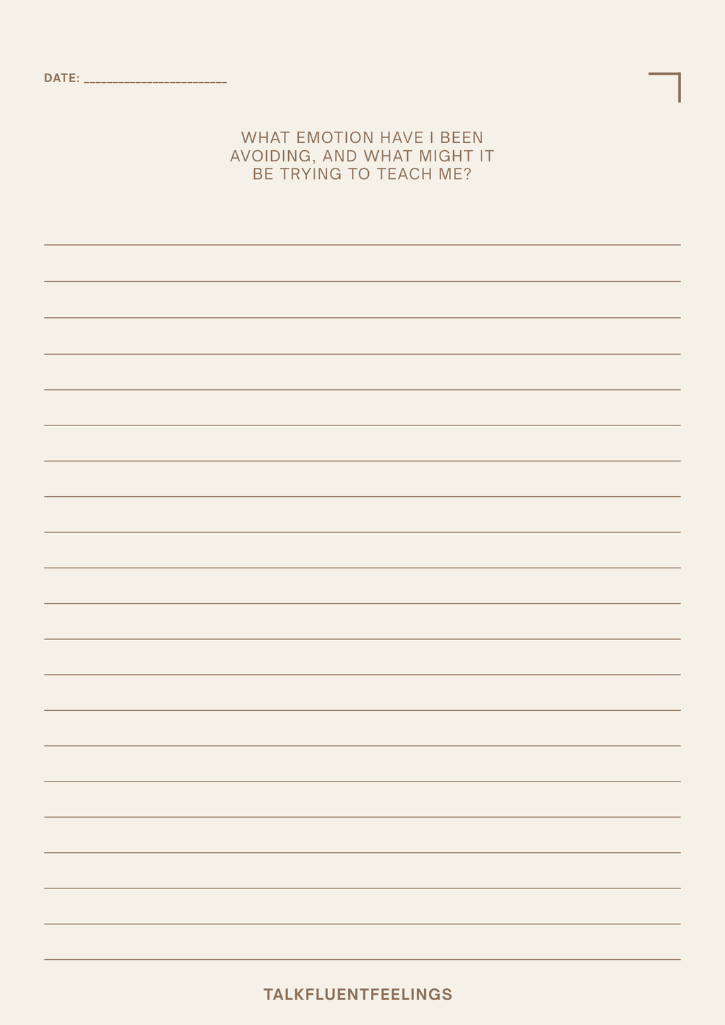 Healing Prompts Journal – 30 Page Emotional Healing Journal | Printable PDF + Canva Template